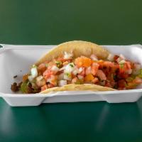 8. Carne Asada Tacos Combo · 2 pieces. Grilled steak with guacamole and pico.