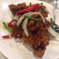 Pork Chop in Peking Sauce · 