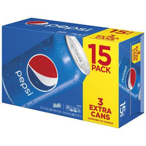 Pepsi 15pk 12oz Can · Pepsi-the bold, refreshing, robust cola