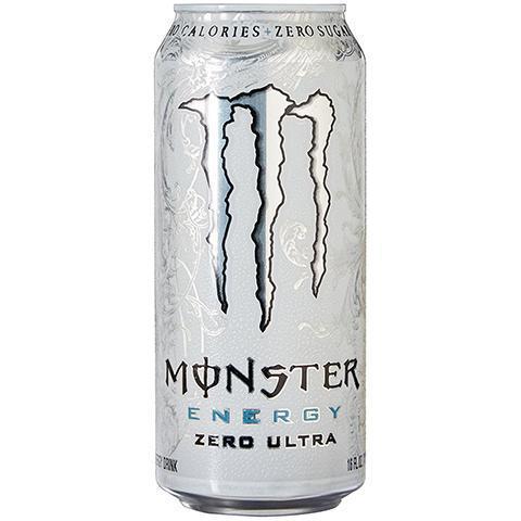 Monster Zero Ultra 16oz · A lighter tasting, citrusy, sparkling refreshment that is fully loaded of Monster energy blend.