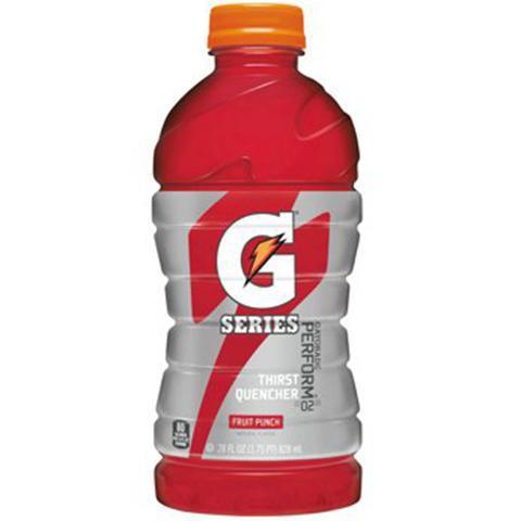 Gatorade Fruit Punch 28oz · A punch of flavor with a smooth finish that replenishes electrolytes in the body that can be lost during a workout. Go ahead and refuel!