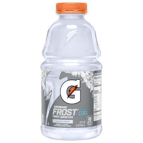 Gatorade Glacier Cherry 28oz · Have an active lifestyle? This thirst-quenching sports drink is sure to help your body hydrate on and off the field and with a refreshing cherry flavor.