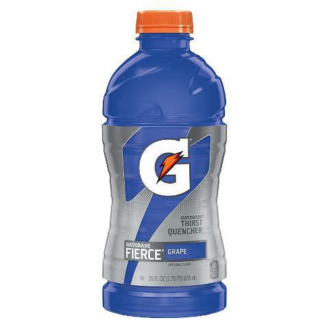 Gatorade Fierce Grape 28oz · The bold and intense flavor of Gatorade Fierce Grape is great for those leading an active lifestyle.
