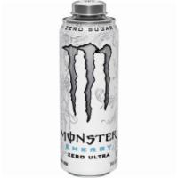 Monster Zero Ultra 24oz · A lighter tasting, citrusy, sparkling refreshment that is fully loaded of Monster energy ble...