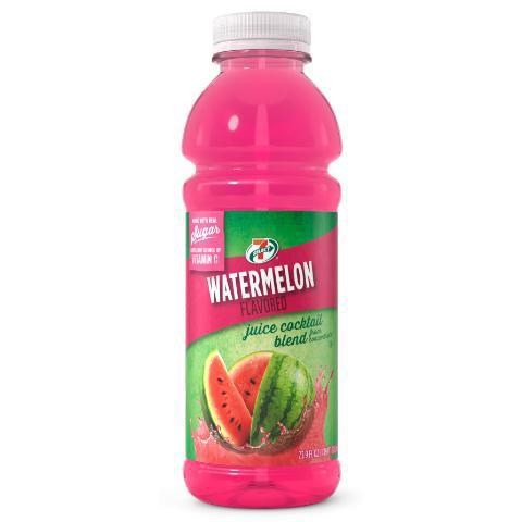 7-Select Watermelon Juice 23.9oz · 7-Select Watermelon Juice has a refreshing taste and juicy watermelon flavor. Great for on-the-go or at home.