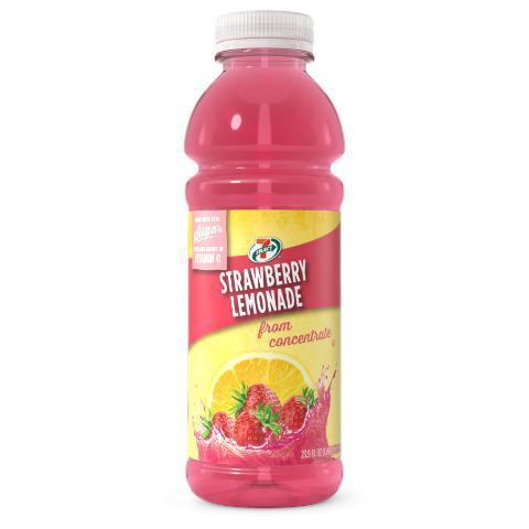 7-Select Strawberry Lemonade 23.9oz · Tart lemonade with a refreshing strawberry taste.