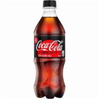 Coke Zero 20oz · More Coca-cola flavor, without any sugar.