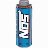 NOS High Performance Energy 24oz · High performance energy drink containing natural caffeine and is fortified with electrolytes.