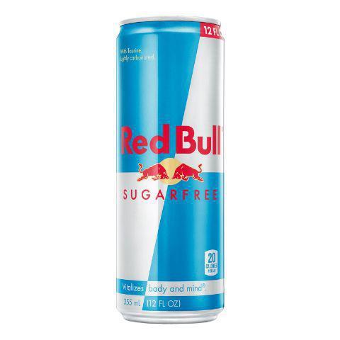Red Bull Sugar Free 12oz · Single 12 fl oz can of Red Bull Energy Drink Sugarfree 
Red Bull Sugarfree’s special formula contains ingredients of high quality: Caffeine, Taurine, some B-Group Vitamins, Aspartame & Acesulfame K