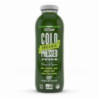 7-Select Organic Cold Pressed Clean and Green 14oz · 100% vegetable & fruit juice blend of kale, cucumber, apple, spinach, mint, celery, lime and...