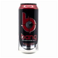 Bang Black Cherry Vanilla 16oz · Power up with Bang's potent brain & body-rocking fuel: Creatine, Caffeine, CoQ10 & BCAAs (Br...