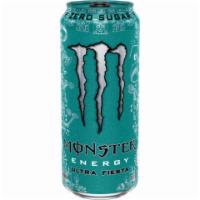 Monster Ultra Fiesta 16oz · Zero sugar Ultra Fiesta blends juicy mango flavor into the Ultra we love finished-off with a...