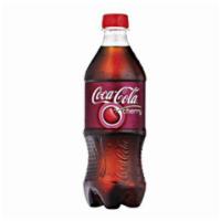 Coke Cherry 20oz · Cherry flavored soft drink with the classic Coke recipie.