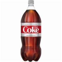 Diet Coke 2L · Delicious, crisp tasting, no calorie sparkling cola.