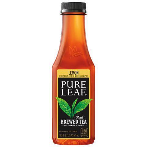 Pure Leaf Lemon Tea 18.5oz · The deliciously tart flavor of lemon is the perfect companion for freshly brewed tea.