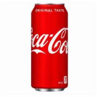 Coke 16oz · Crisp, delicious soft drinks flavoried with vanilla, cinnamon, and citrus.