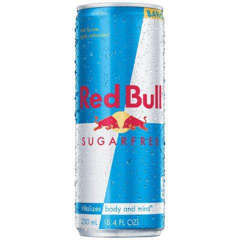 Red Bull Sugar Free 8.4oz · Sugar free energy drink  made with high quality ingredietns such as caffeine, Taurine, B-Group Vitamins, Asparatame, and Acesulfame K.