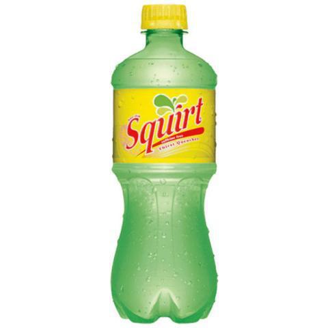 Squirt 20oz · This citrus flavored soda is a guranteed fun time with friends.