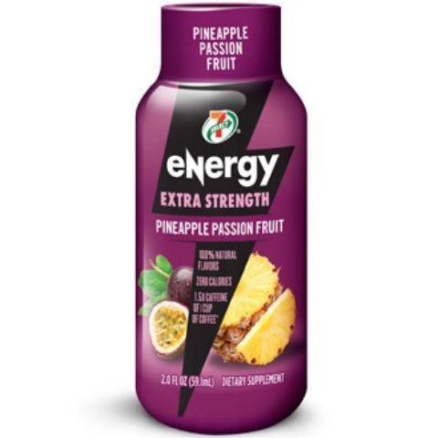7-Select Energy Shot Extra Strength Pineapple Passion 2oz · 100% natural flavors. Zero calories and 1.5x times more caffeine than a cup of coffee.