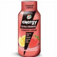 7-Select Energy Shot Extra Strength Strawberry Lemonade 2oz · 100% natural flavors. Zero calories and 1.5x times more caffeine than a cup of coffee.