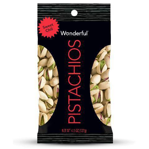 Wonderful Pistachios Sweet Chili 4.5oz · Pistachios with a Sweet Chilli kick.