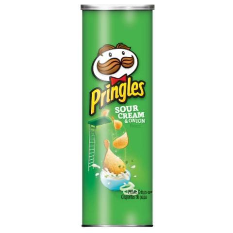 Pringles Sour Cream & Onion 5.5oz · Flavor powerhouse of sour cream, onion, and potato will deliver a satisfyingly flavorful good crunch.
