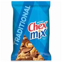 Chex Mix Traditional 3.75oz · The original Chex you love! It’s corn Chex, wheat Chex, pretzels, rye chips and mini breadst...