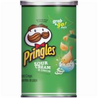 Pringles Sour Cream & Onion 2.3oz · It’s a flavor combination that can’t be beat with an addicting taste you’ll be craving all t...