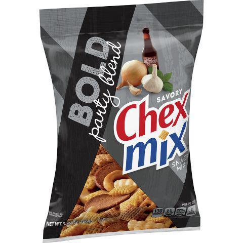 Chex Mix Bold Party 3.75oz · This mix combines the classic seasoned snack mix with an intense savory flavor.