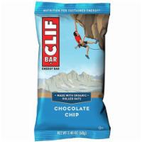 Clif Chocolate Chip 2.4oz · Filled with nutritious, organic ingredients, this bar is packed with protein and semi-sweet ...