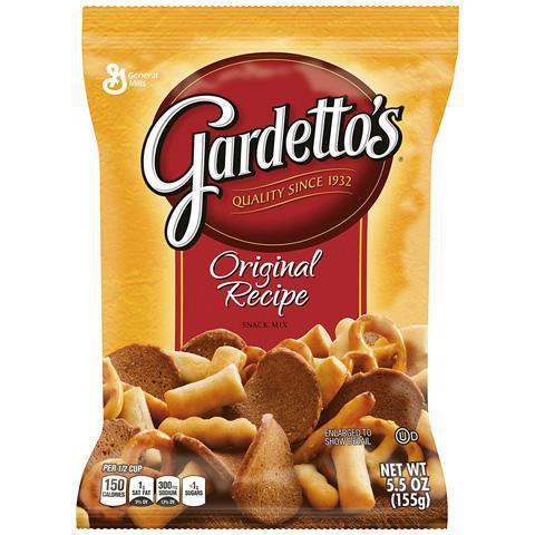 Gardettos Original 5.5oz · Unique crunchy pieces tossed with a special blend of seasonings.