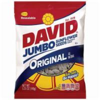 David Sunflower Seeds 5.25oz · Roasted and salted in the shell for a robust, salty flavor.