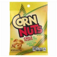Corn Nuts Chile Picante 4oz · Crunchy corn kernels roasted with lemon, paprika, onion and garlic, with a citrusy zing.