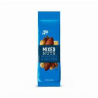 7-Select Mixed Nuts 2.5oz · A mix of roasted and salted almonds, peanuts, cashews and pecans.