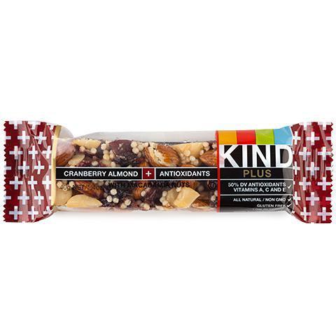 Kind Cranberry Almond & Antioxidant 1.4oz · Five super grain bar where tart cranberries meet crunchy almonds.