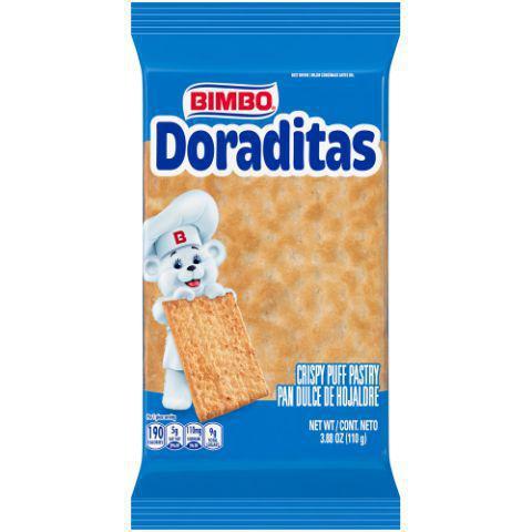 Bimbo Doraditas 3.53oz 3 Count · The perfect sugar pastry to enjoy in those moments of weakness