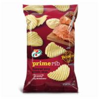 7 Select Prime Rib Wavy Potato Chips 2.5oz · Thin slices of potato cooked to a perfect chips and Prime Rib