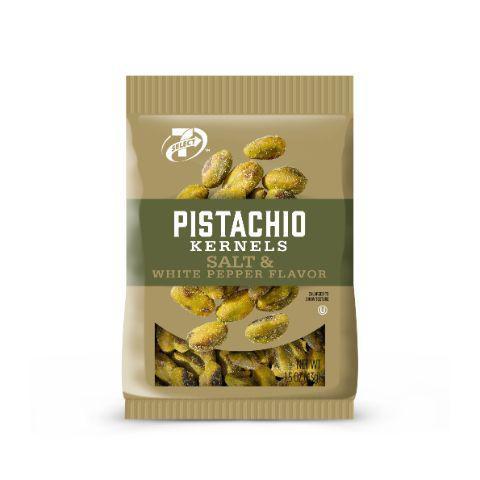 7-Select Pistachio Kernels Salt & White Pepper · We've added a dash of salt and pepper to our pistachio kernels for a taste that can't be beat