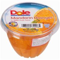 Dole Mandarin Orange Fruit Bowl 7oz · Fresh oranges real juice packed as a convenient, on-the-go snack. 7oz.