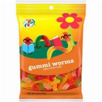 7-Select Gummi Worms 5oz · Devour this tasty, fruity candy.
