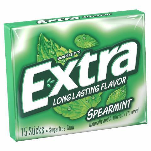 Extra Spearmint 15 Count · Give your taste buds the invigorating sensation of mint.