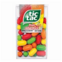 Tic Tac Fruit Adventure 1oz · A blend of 4 exciting fruit flavors.