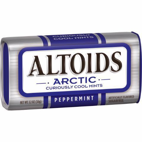 Altoids Arctic Peppermint 1.08oz · Strong Peppermint flavor.