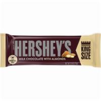 Hershey’s Almond King Size 2.6oz · Each bite is filled with crunchy whole almonds and classic Hershey’s Milk Chocolate.