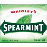 Wrigley's Spearmint  15 Count · Fresh and so clean classic Wrigley’s chewing gum.