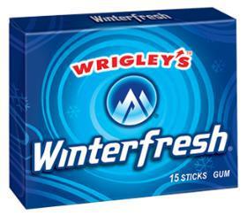 Wrigley's Winterfresh 15 Count · A taste of icy cool breath that lasts.