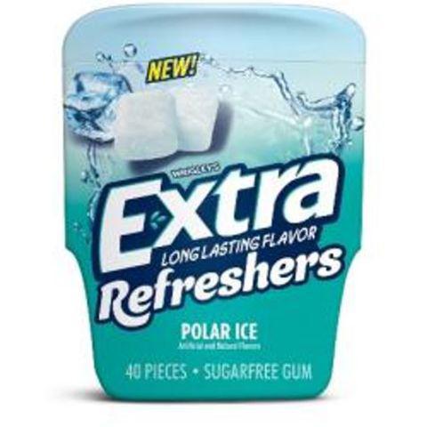 Extra Refreshers Chewing Gum Polar Mint 40 Count · Sugar-free gum is a refreshing Polar Ice flavor.