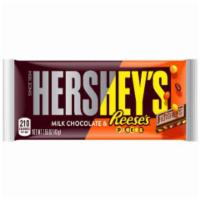 Hershey w/Reeses Pieces 1.55oz · Meet the mashup candy bar everyone is going crazy for