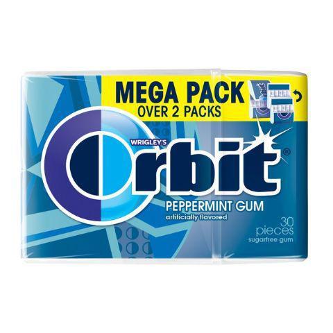 Orbit Sugar Free Gum Peppermint 30 Pieces · Make the most of the moment with the clean and fresh mouth feeling of Orbit Peppermint gum. Sugar-free and perfect for sharing.