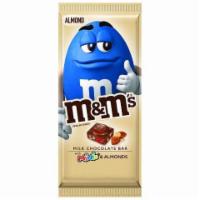 M&M's Milk Chocolate Bar M&M's Minis and Almonds 3.9oz · A creamy milk chocolate candy bar packed with almonds and M&M's minis.